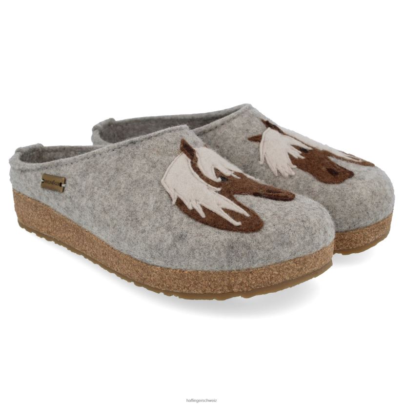 verstopfen CH Haflinger Männer Cavallo Silber-Grau NVXP8F17